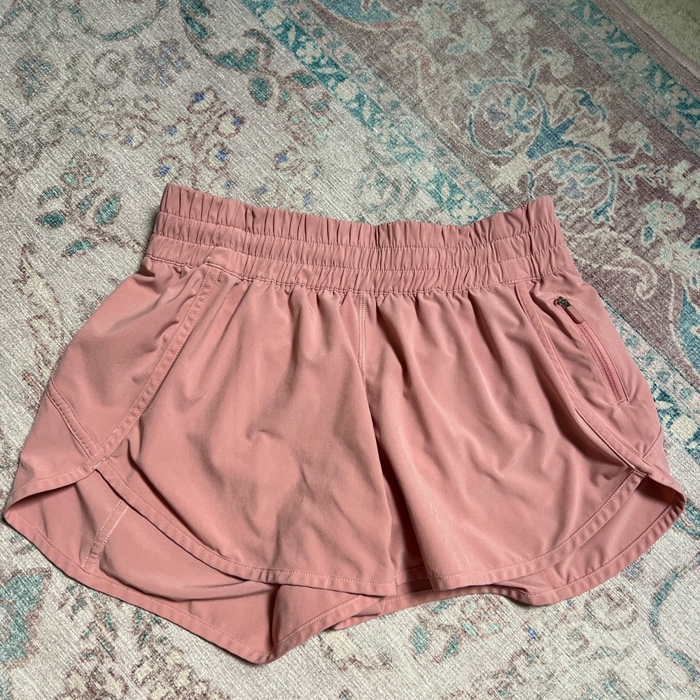 Lululemon pink shorts